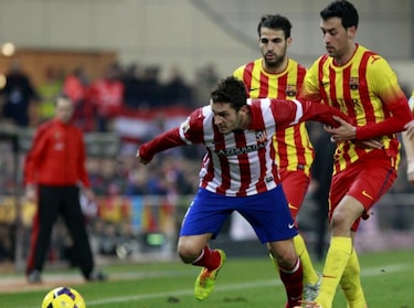Atlético y Barcelona empatan; cierran primera vuelta como colíderes