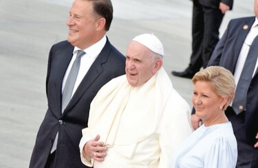 El primer recorrido del papa Francisco