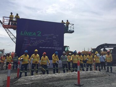 Presidente Varela inaugura obras de la línea 2 del Metro y pide que esté lista en diciembre de 2018