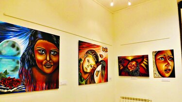 Panameña expone en Madrid