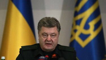 El presidente Poroshenko dice que Ucrania está en 'guerra' con Rusia