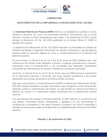 Tras cuestionamientos, AMP derogará resolución que restringía información sobre concesiones
