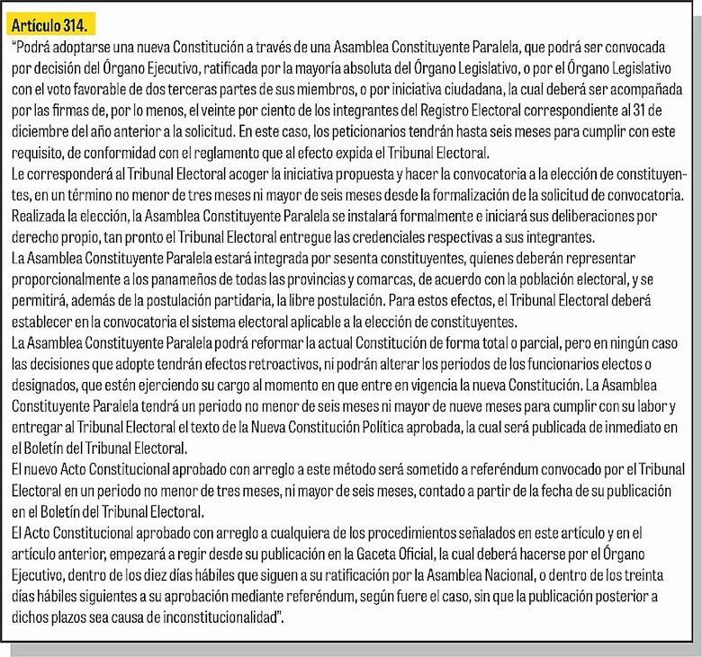 ‘Alfabetización constitucional’, el primer paso que dará Mulino para reformar la ‘Constitución’