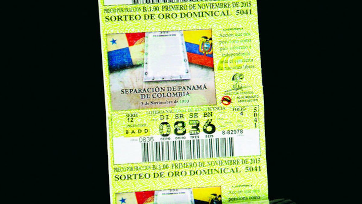 Así aparecieron los billetes y ‘chances’.