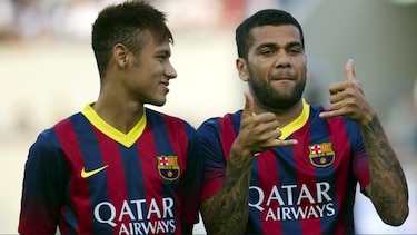 Barcelona: Neymar se queda y Dani Alves se marcha