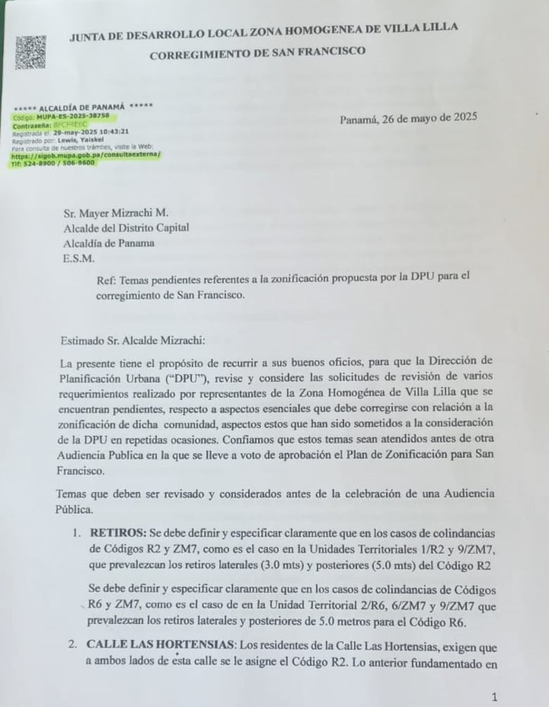 Zonificación de San Francisco se estanca entre reclamos vecinales y postergaciones