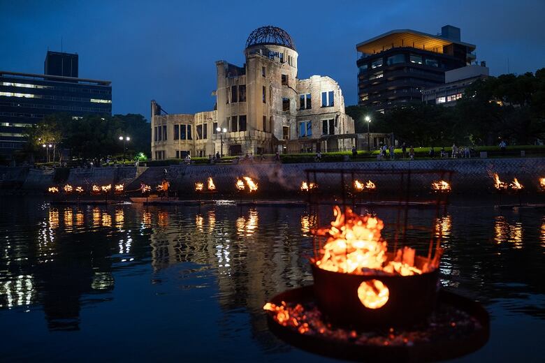 Hiroshima recuerda el 77 aniversario de la bomba nuclear