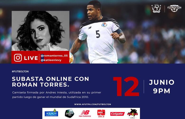 Figuras del fútbol panameño alcanzan la cifra de los 10 mil dólares en subastas