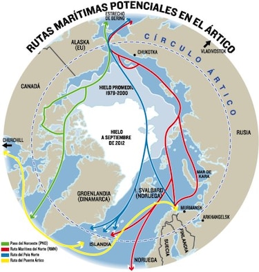 Gobierno de China incita a su flota mercantil a utilizar el Ártico en lugar del Canal de Panamá