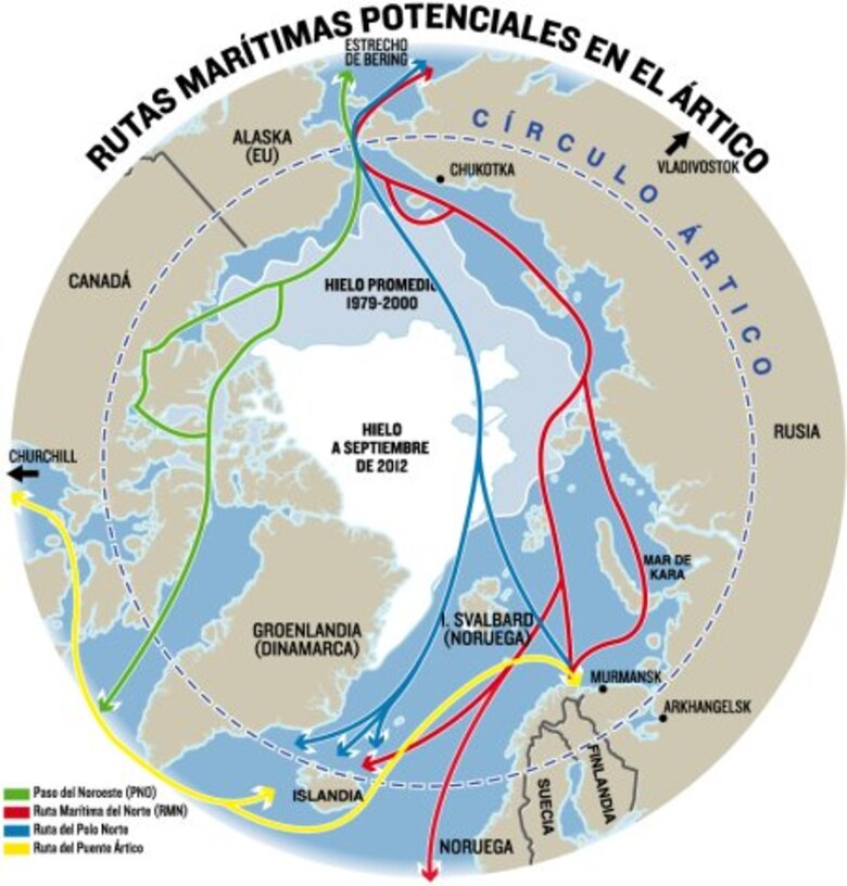 Gobierno de China incita a su flota mercantil a utilizar el Ártico en lugar del Canal de Panamá