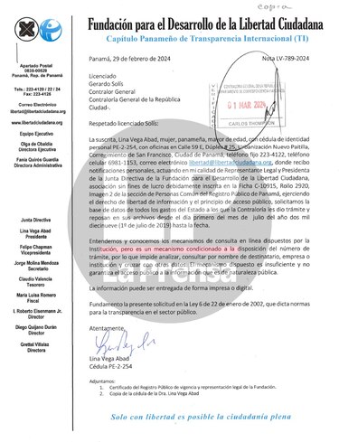 La Contraloría General niega información sobre los pagos del Estado