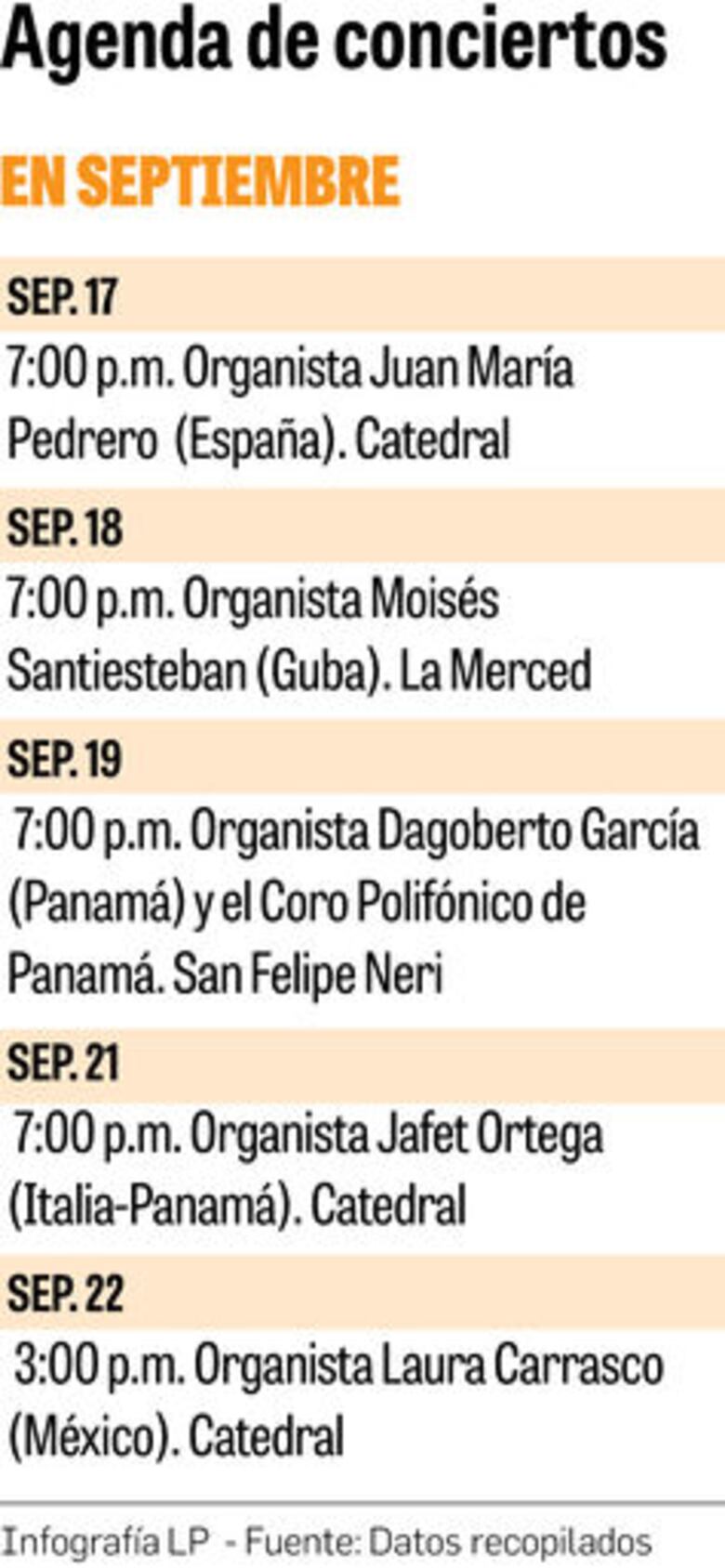 La semana de los órganos de tubos