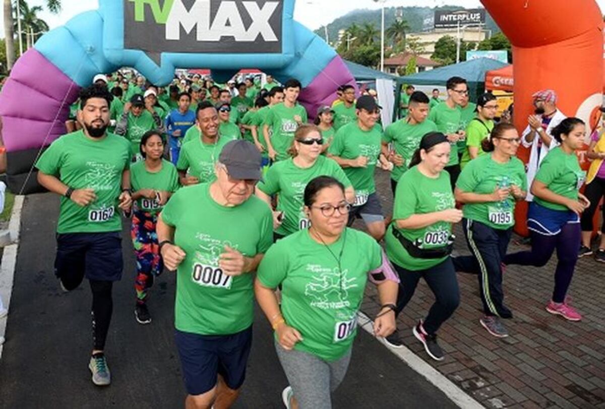 Arranque de la carrera.