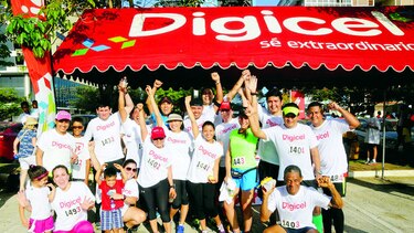 Digicel participó de la IV carrera Corporate Run