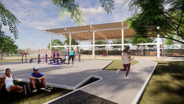 Inversión de $1.2 millones para rescatar parque abandonado en Brisas del Golf