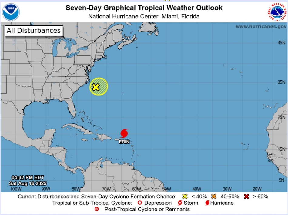 IMHPA emite aviso de vigilancia por efectos indirectos del huracán Erin en Panamá