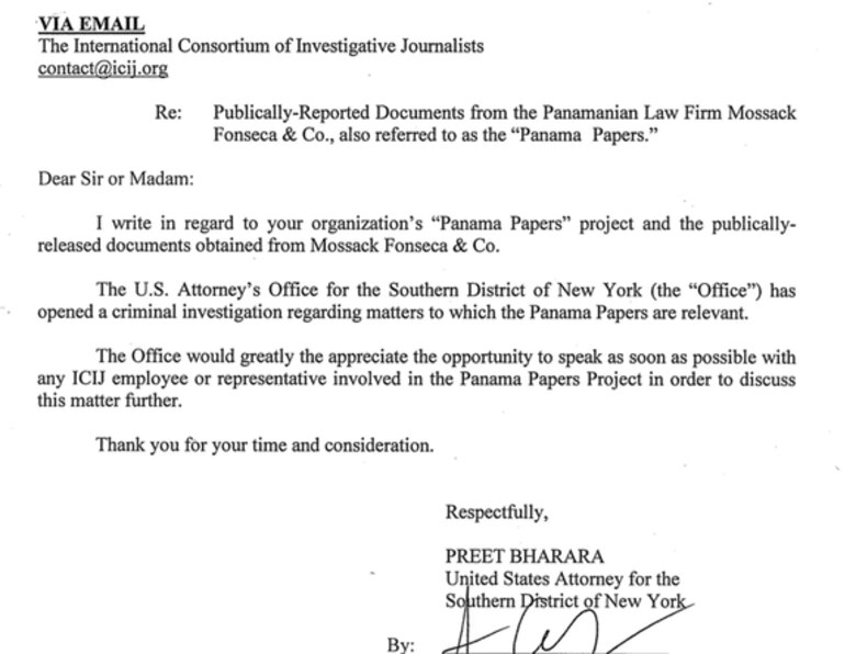 Estados Unidos abre una investigación criminal sobre las publicaciones del ICIJ