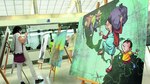 Exposición RefugiArte en el Metro de Panamá