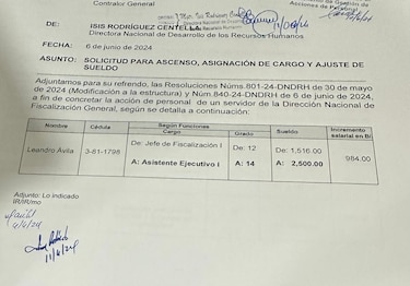 Exdiputado Leandro Ávila regresa a la Contraloría con aumento de salario
