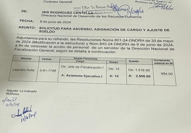 Exdiputado Leandro Ávila regresa a la Contraloría con aumento de salario
