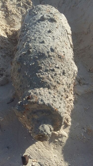 Hallan artefacto de la Segunda Guerra Mundial en isla Iguana