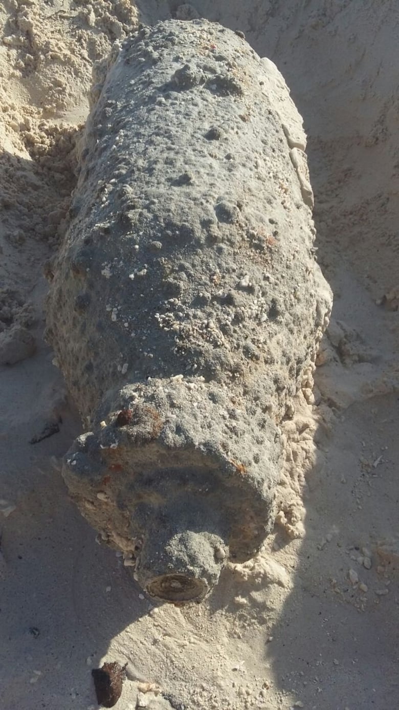 Hallan artefacto de la Segunda Guerra Mundial en isla Iguana