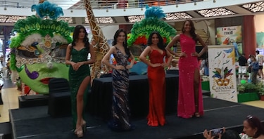Presentan a las cuatro reinas del Carnaval de la Ciudad de Panamá 2024