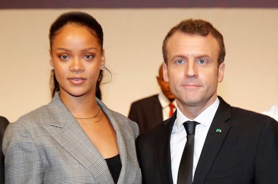 Rihanna y Macron recaudan millones en visita a Senegal