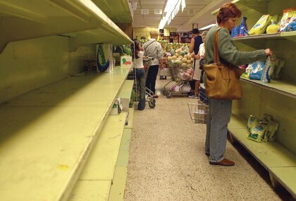 Supermercados en Caracas son ahora ‘pueblos fantasma’