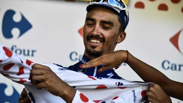 Alaphilippe se confirma como rey de la montaña