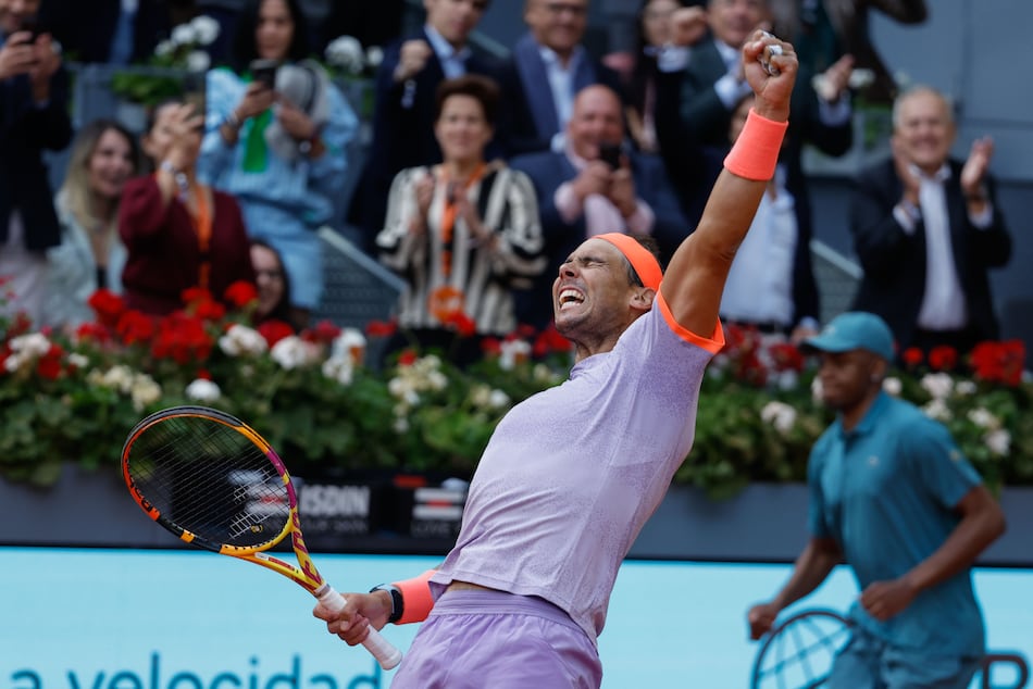 Nadal se consolida en Madrid