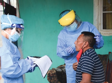 Rápida escalada de la transmisión del virus en el país