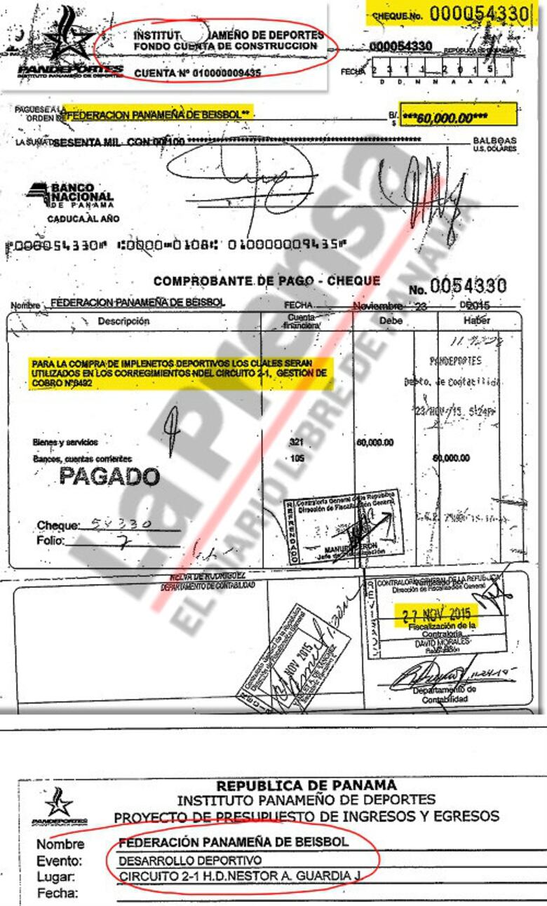 Pandeportes entregó fondos para las partidas circuitales
