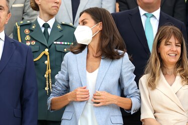 La reina Letizia retoma su agenda tras una semana con la covid-19