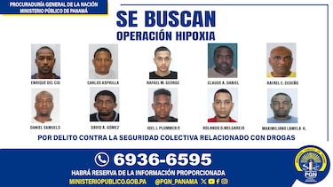 Diez rostros, una red criminal: la Fiscalía los busca