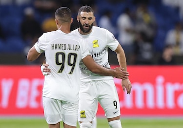 Benzema, gol, asistencia y triunfo en su debut con el Al-Ittihad