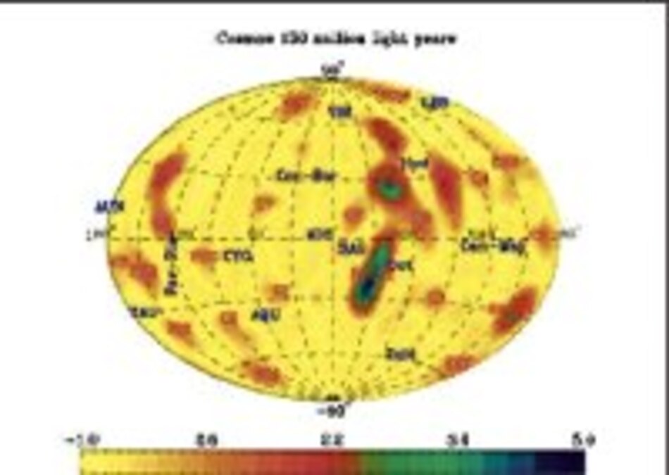 Mapa de las galaxias 3D