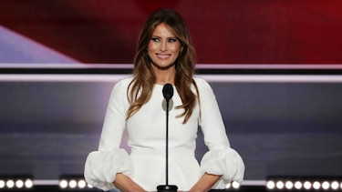 'Está listo para liderar', dice esposa de Trump en convención republicana