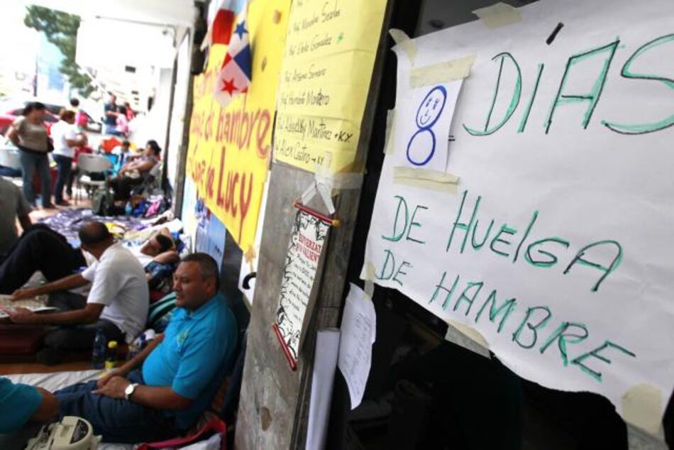 Docentes cumplen 9 días en huelga de hambre