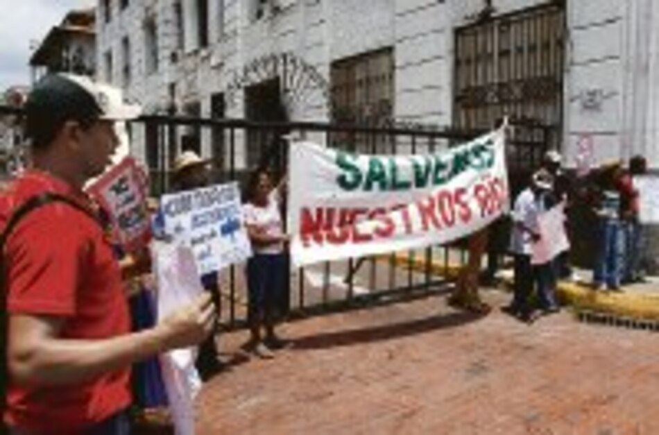 Huelga de hambre en parque Catedral