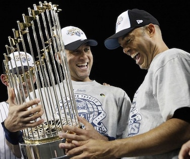 Derek Jeter celebra elección de Mariano Rivera al Salón de la Fama