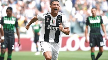 Cristiano Ronaldo pone fin a su sequía en Italia