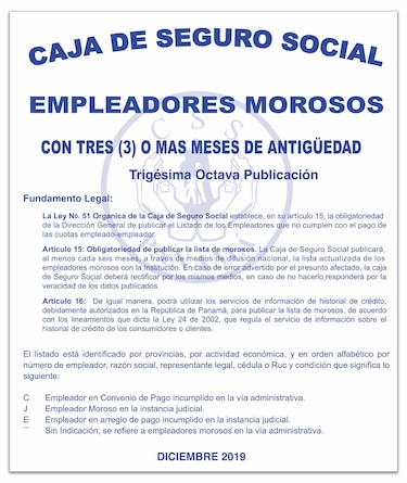 La morosidad de empleadores con la CSS suma $248 millones