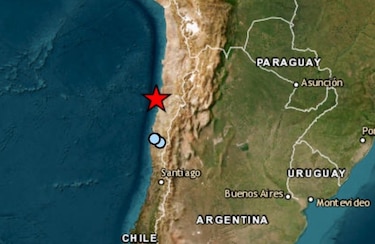 Sismo de magnitud 6.4 sacude el norte de Chile sin riesgo de tsunami 