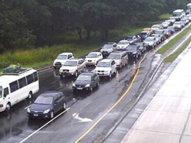Reportan tranque vehicular desde Río Grande hasta Natá