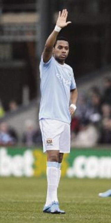 Robinho le dijo adiós al Manchester City