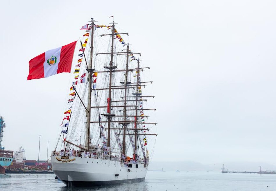 El buque escuela B.A.P. Unión llega a Panamá con la experiencia cultural ‘Casa Perú’