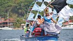 El paseo de la pollera conga