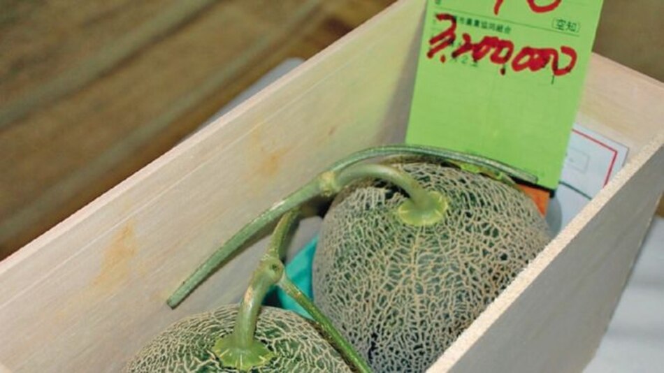 El melón más caro del mundo es japonés