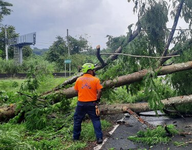 Extienden aviso de vigilancia por tormentas; Sinaproc reporta caída de árboles y desprendimiento de techos